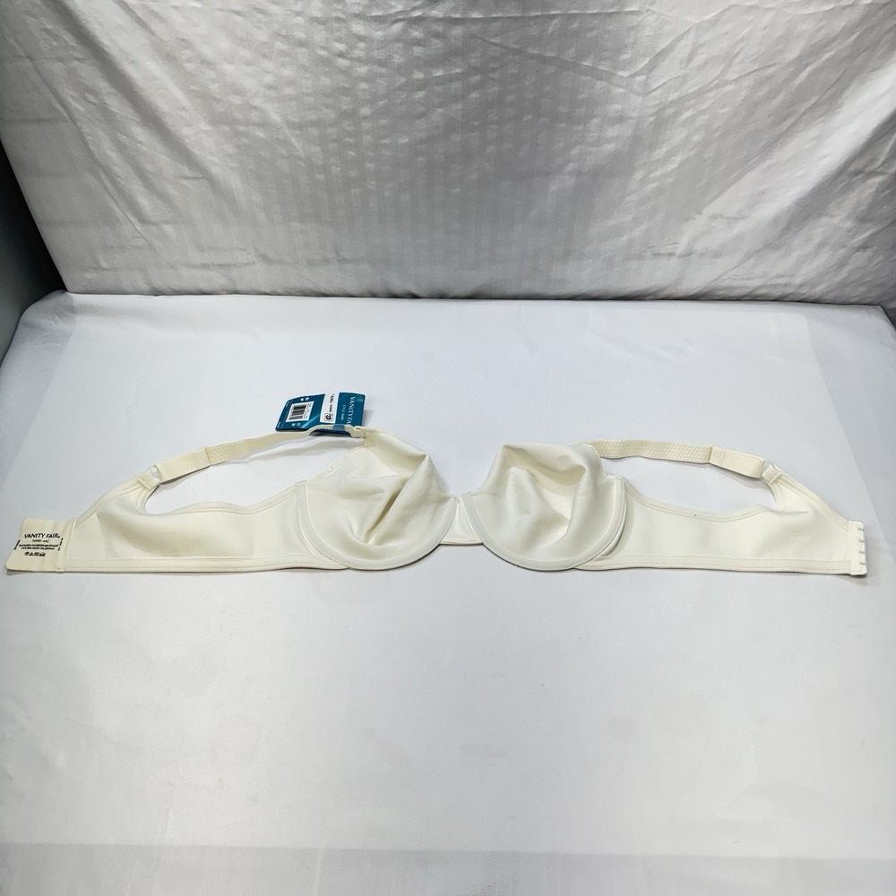 NEW Vanity Fair Beauty Back Full Figure Minimizer Underwire‎ Bra 76080 Ivory 44C - Picture 4 of 9